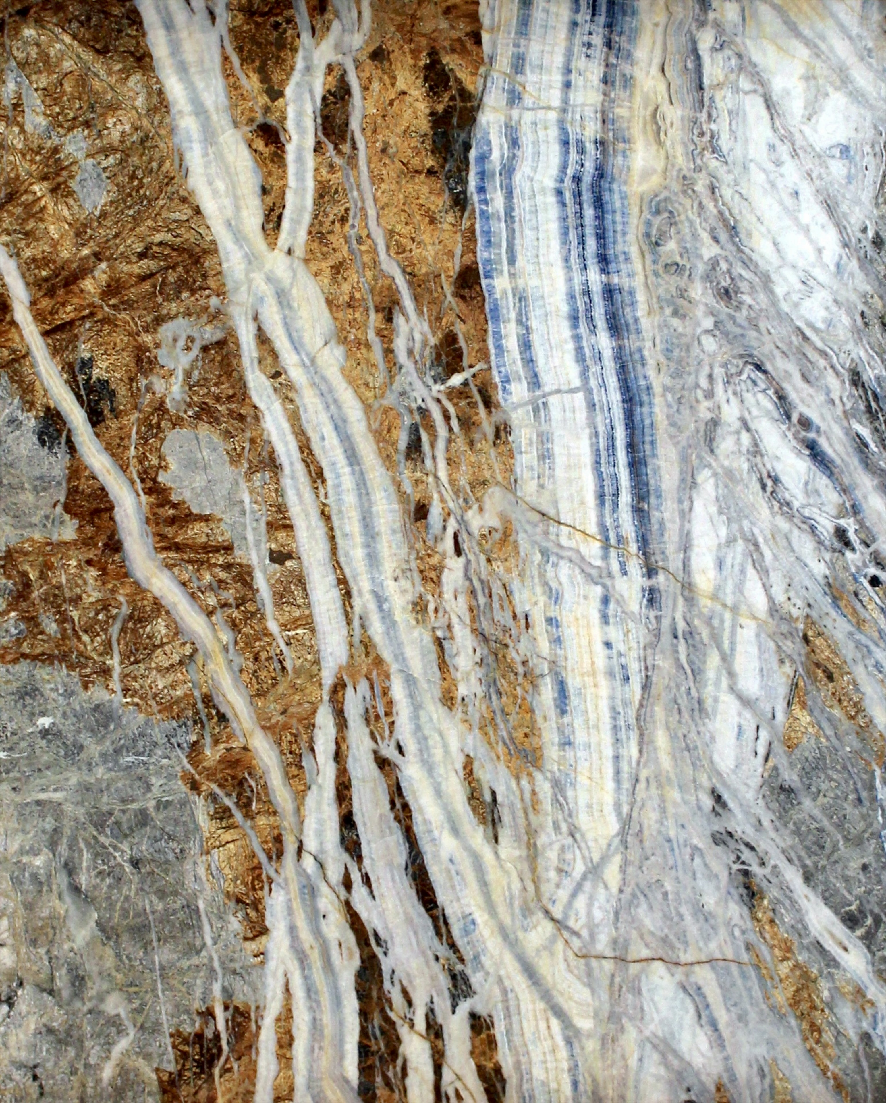 Blue Jeans Marble Crystalline Texture